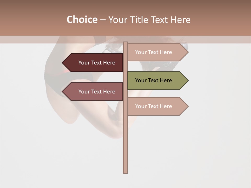 Posing Flexibility Dance PowerPoint Template