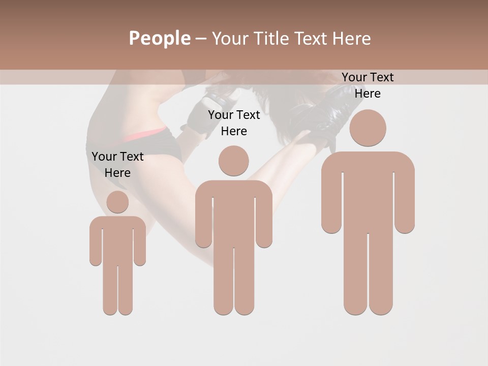 Posing Flexibility Dance PowerPoint Template