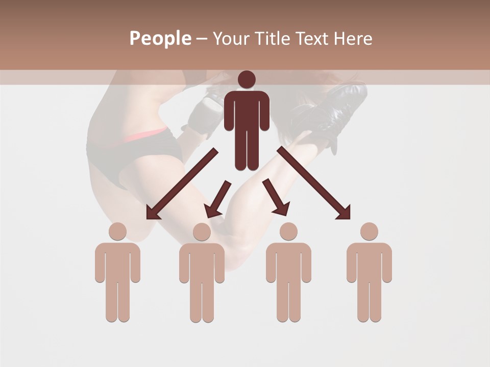 Posing Flexibility Dance PowerPoint Template