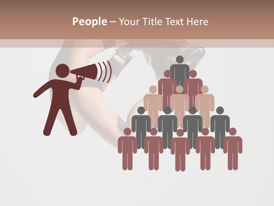 Posing Flexibility Dance PowerPoint Template