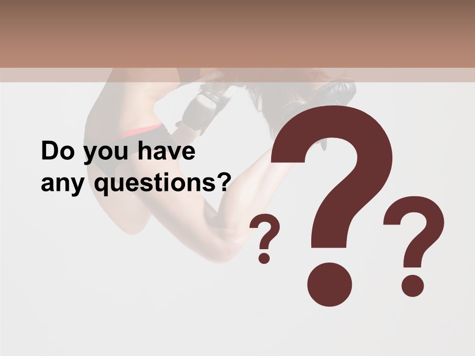 Posing Flexibility Dance PowerPoint Template