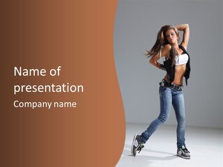 Agility Dance Action PowerPoint Template