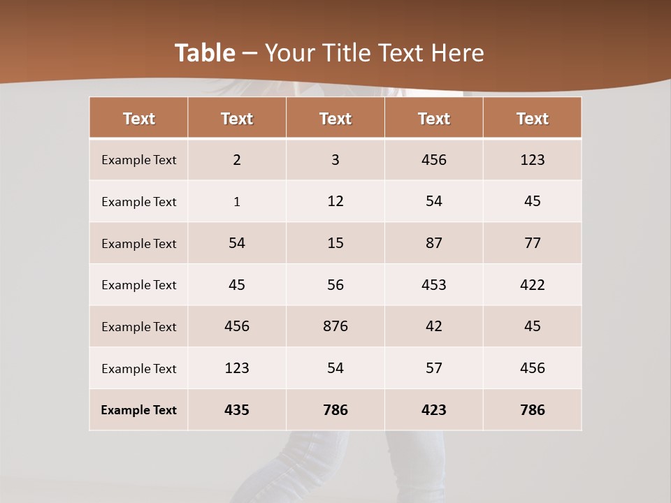 Agility Dance Action PowerPoint Template