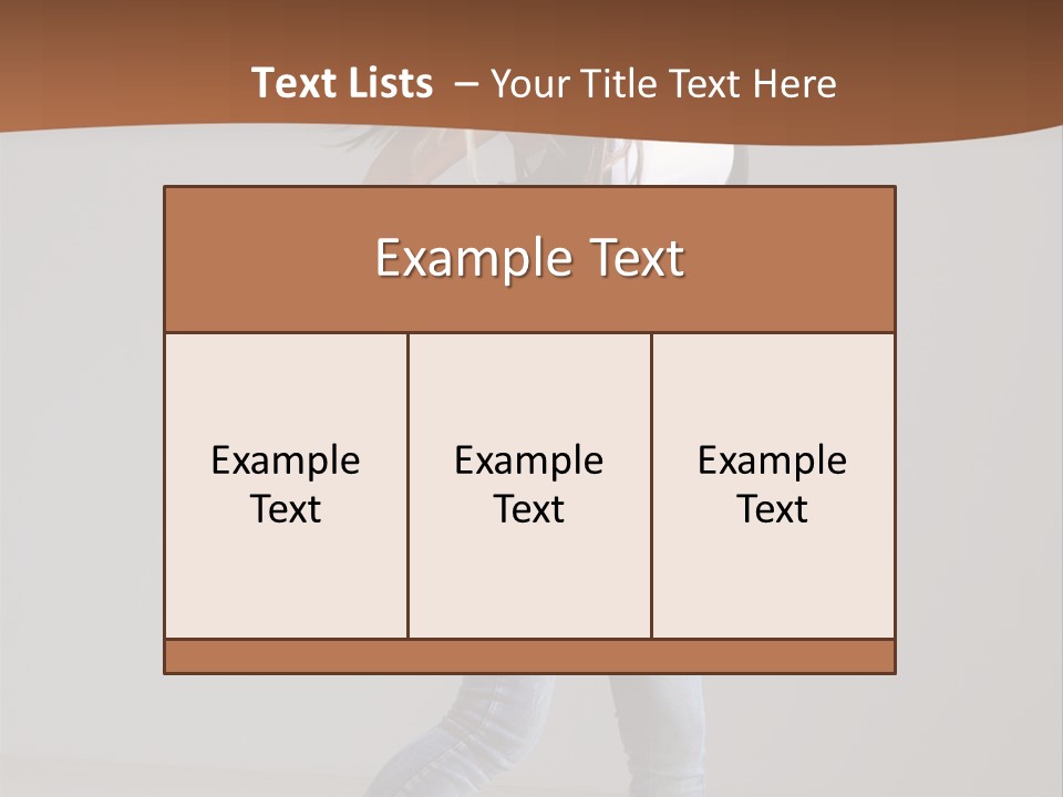 Agility Dance Action PowerPoint Template