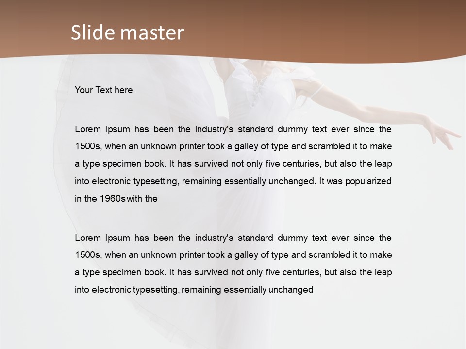 Female Moving Traditional PowerPoint Template