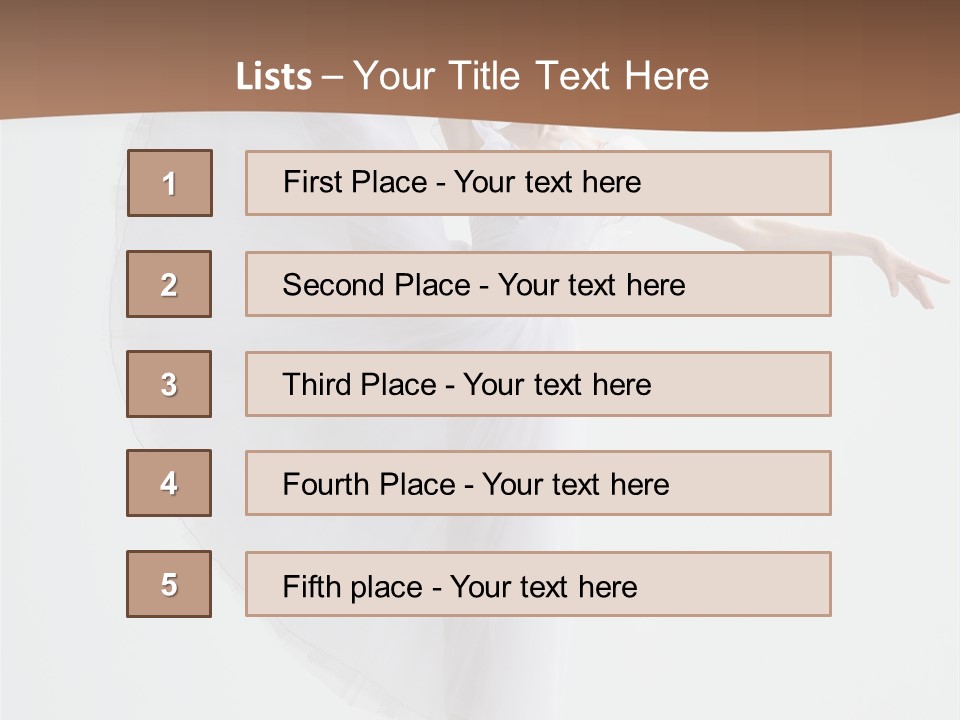 Female Moving Traditional PowerPoint Template