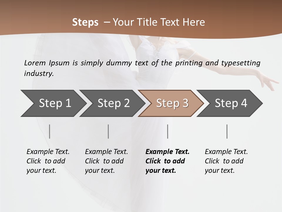 Female Moving Traditional PowerPoint Template