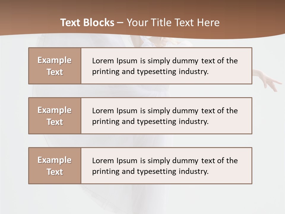 Female Moving Traditional PowerPoint Template