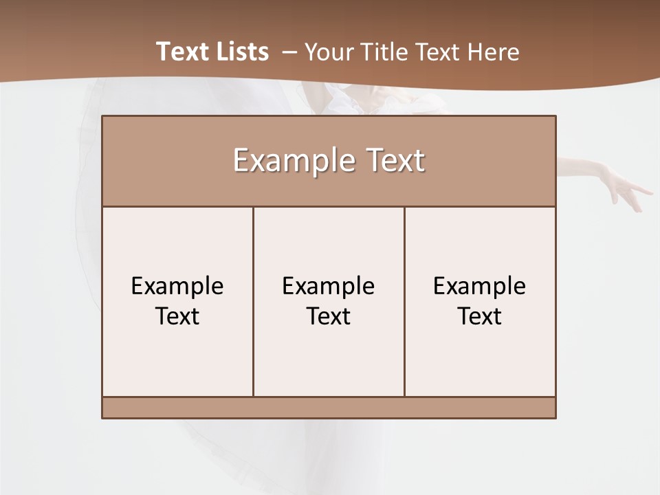 Female Moving Traditional PowerPoint Template