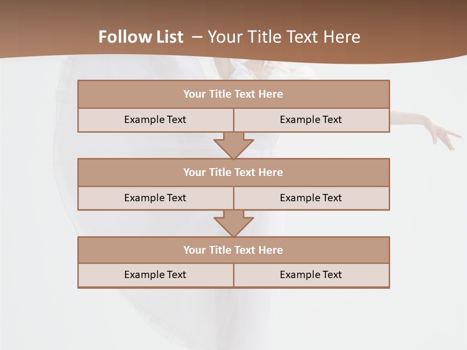 Female Moving Traditional PowerPoint Template