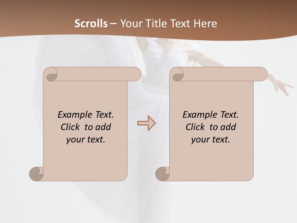 Female Moving Traditional PowerPoint Template
