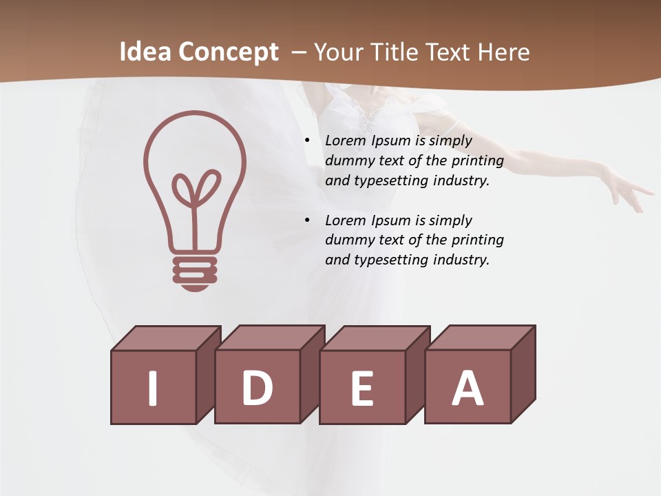 Female Moving Traditional PowerPoint Template