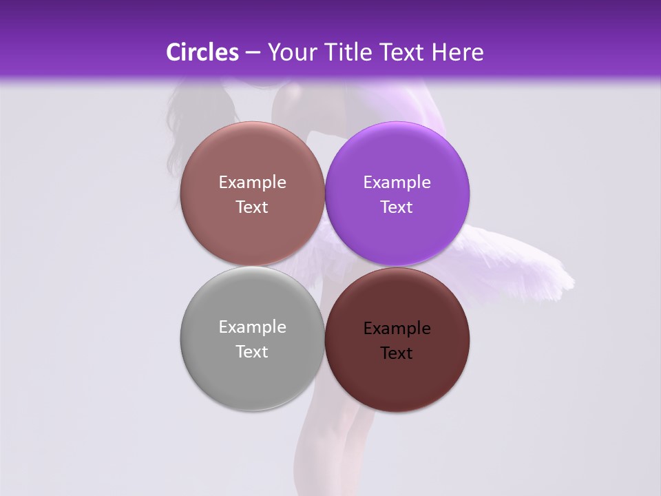 Agility Temptation Girl PowerPoint Template