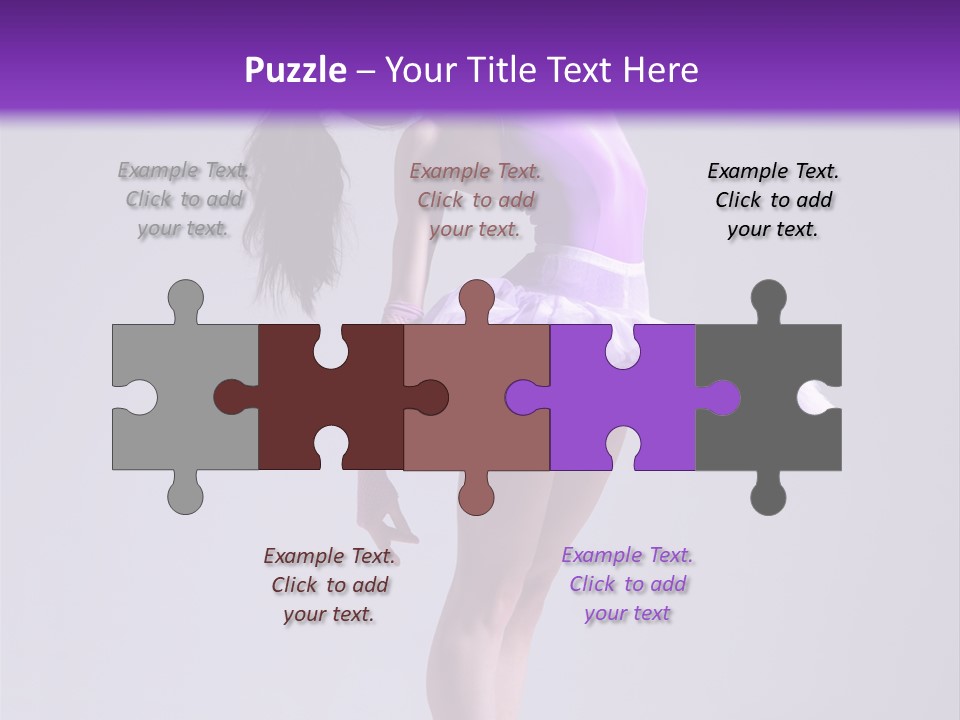 Agility Temptation Girl PowerPoint Template