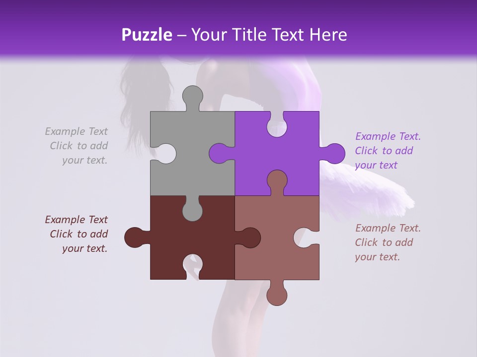 Agility Temptation Girl PowerPoint Template