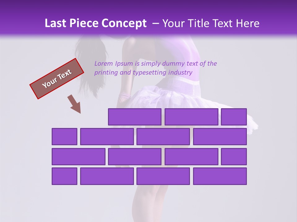 Agility Temptation Girl PowerPoint Template