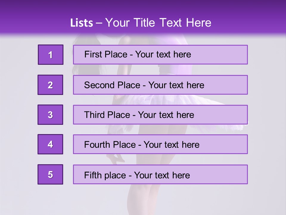 Agility Temptation Girl PowerPoint Template