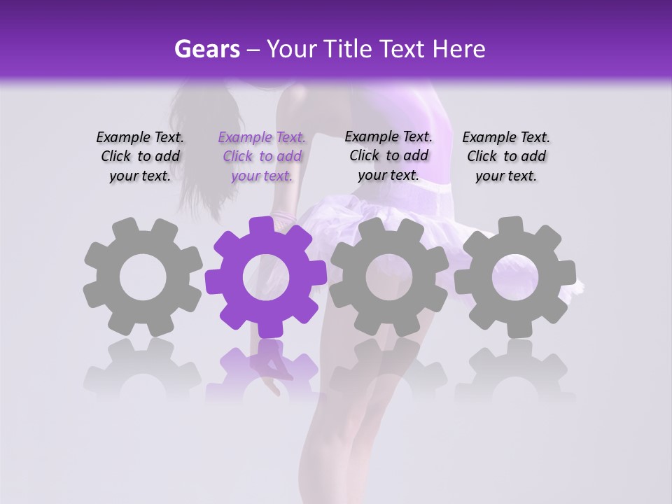 Agility Temptation Girl PowerPoint Template