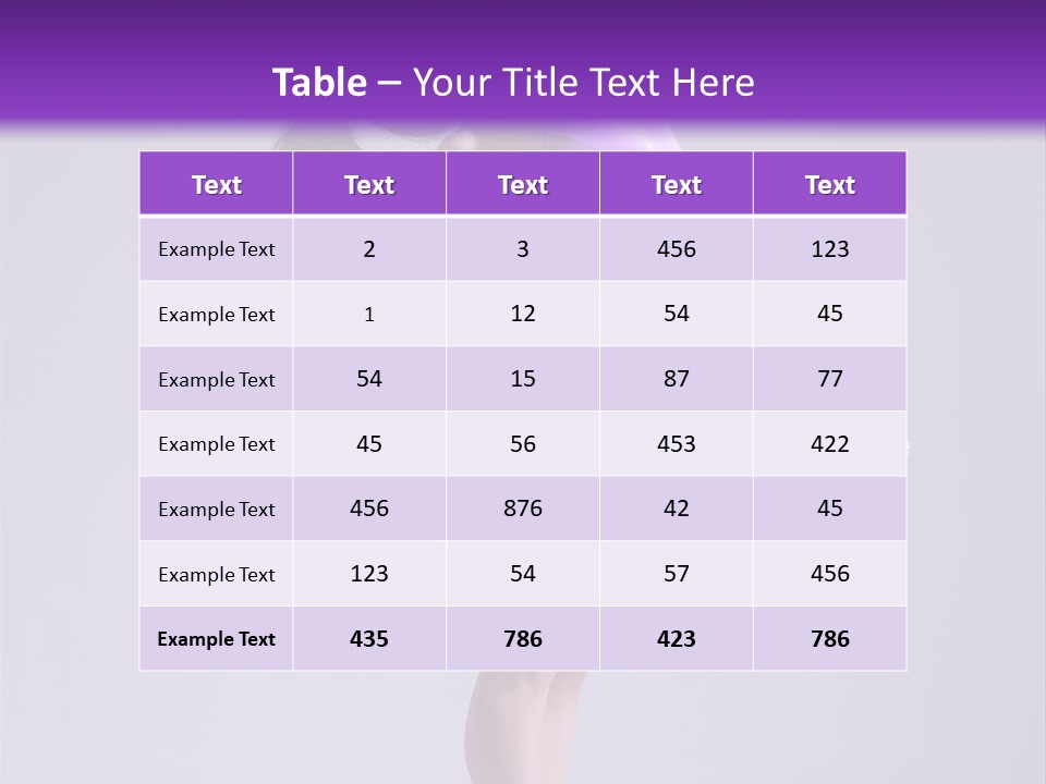 Agility Temptation Girl PowerPoint Template