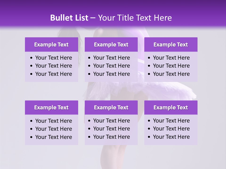 Agility Temptation Girl PowerPoint Template