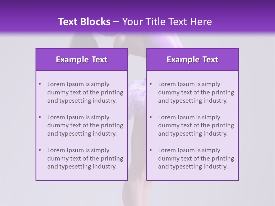 Agility Temptation Girl PowerPoint Template
