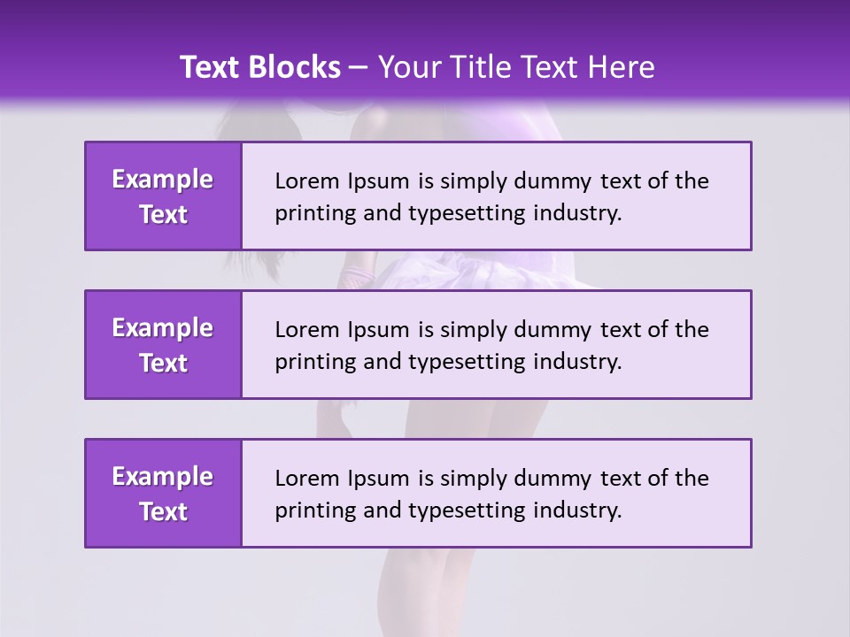 Agility Temptation Girl PowerPoint Template