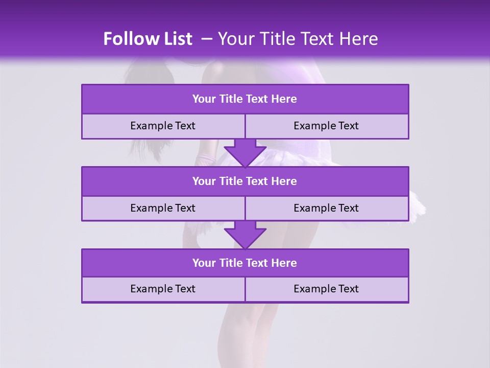 Agility Temptation Girl PowerPoint Template