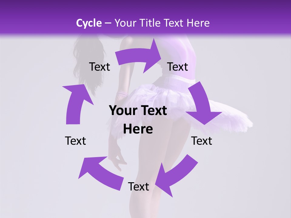 Agility Temptation Girl PowerPoint Template