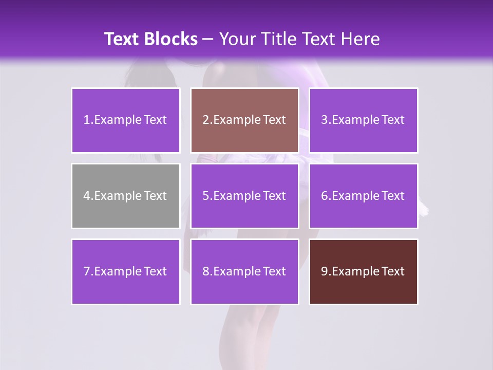 Agility Temptation Girl PowerPoint Template