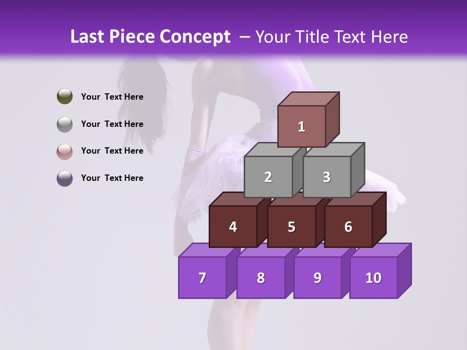 Agility Temptation Girl PowerPoint Template