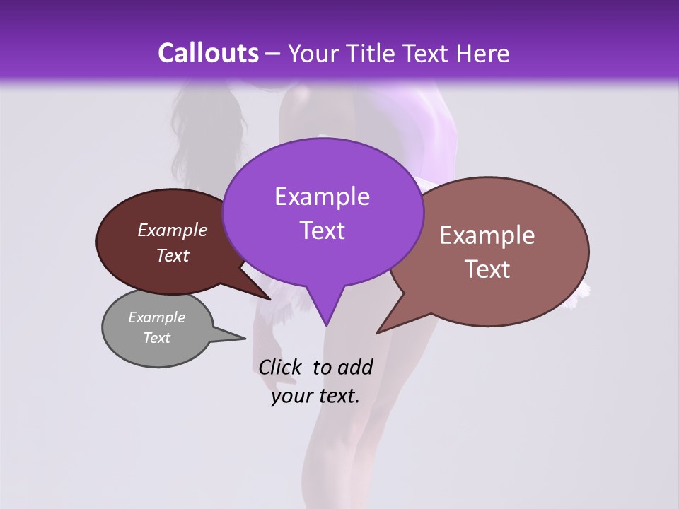 Agility Temptation Girl PowerPoint Template