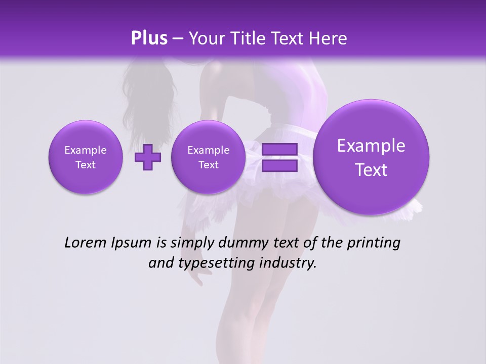 Agility Temptation Girl PowerPoint Template