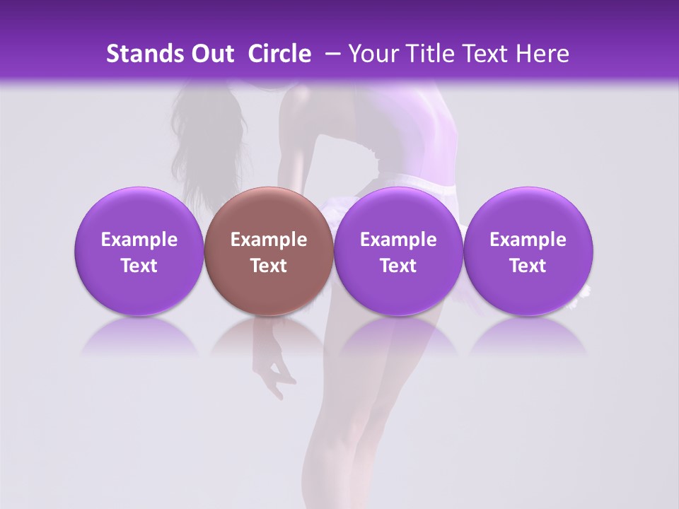 Agility Temptation Girl PowerPoint Template