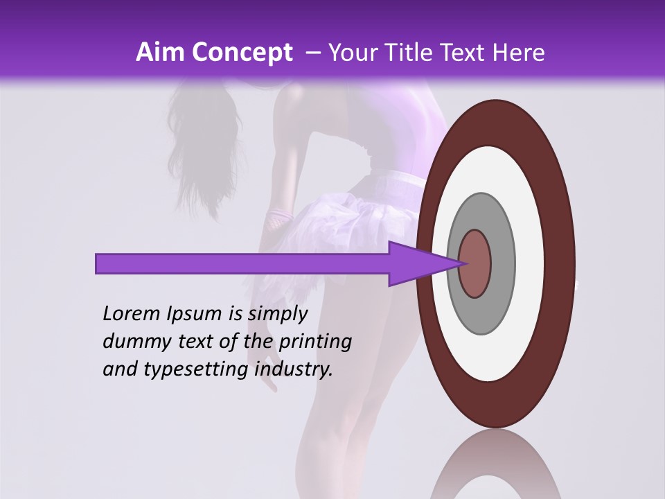 Agility Temptation Girl PowerPoint Template