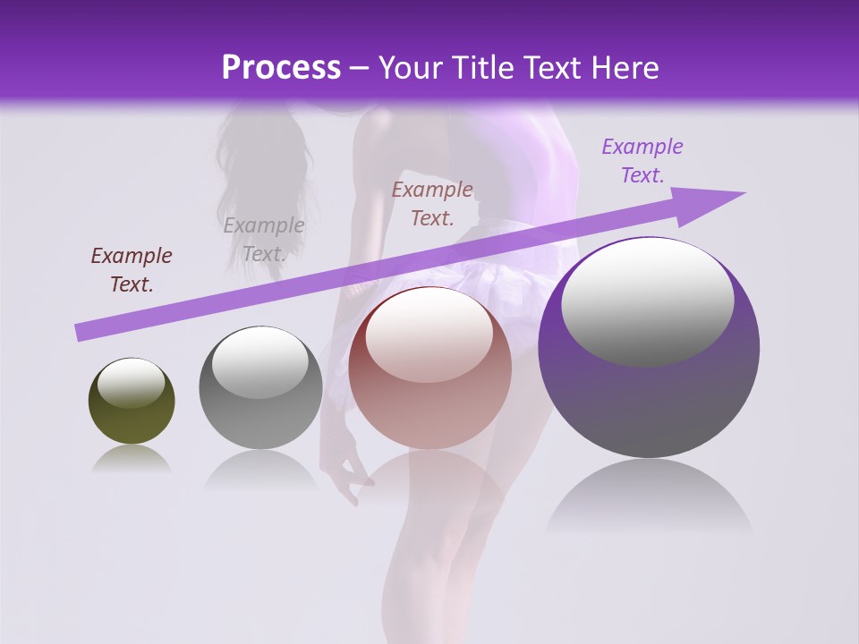 Agility Temptation Girl PowerPoint Template