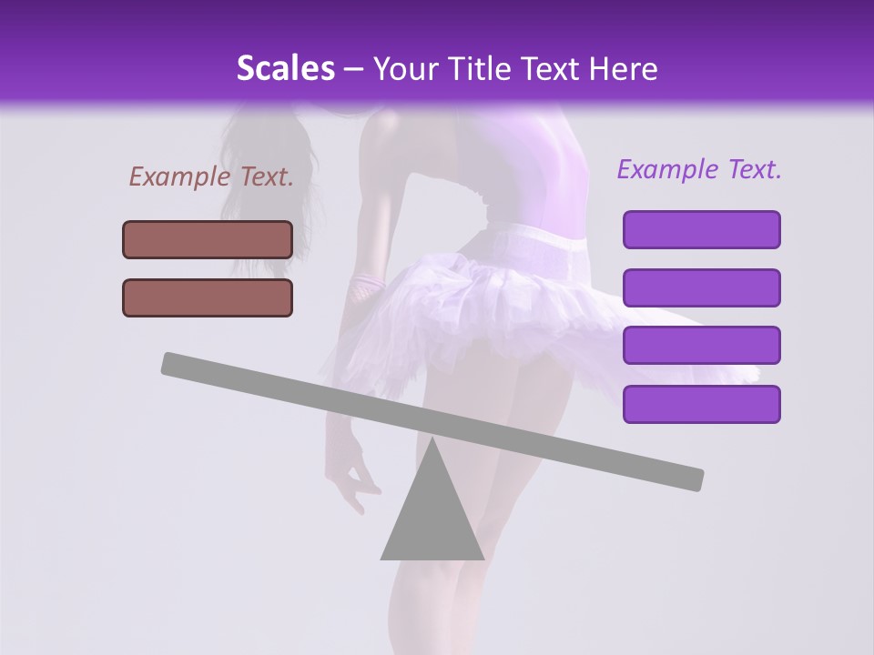 Agility Temptation Girl PowerPoint Template