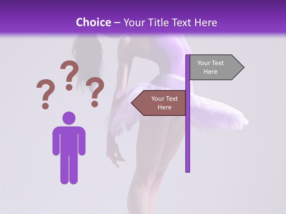 Agility Temptation Girl PowerPoint Template