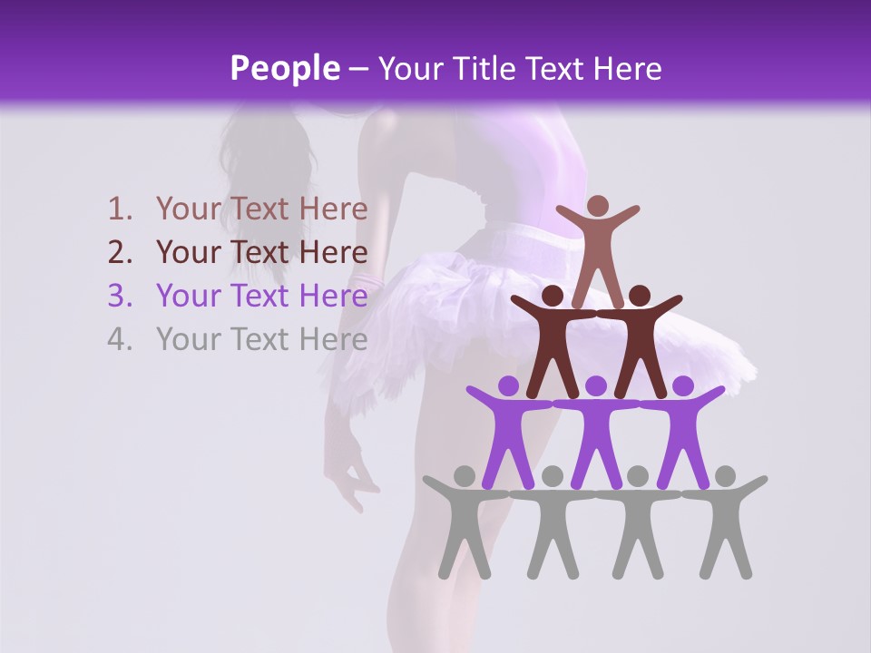 Agility Temptation Girl PowerPoint Template