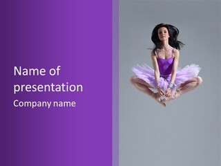 Agility Female Behavior PowerPoint Template