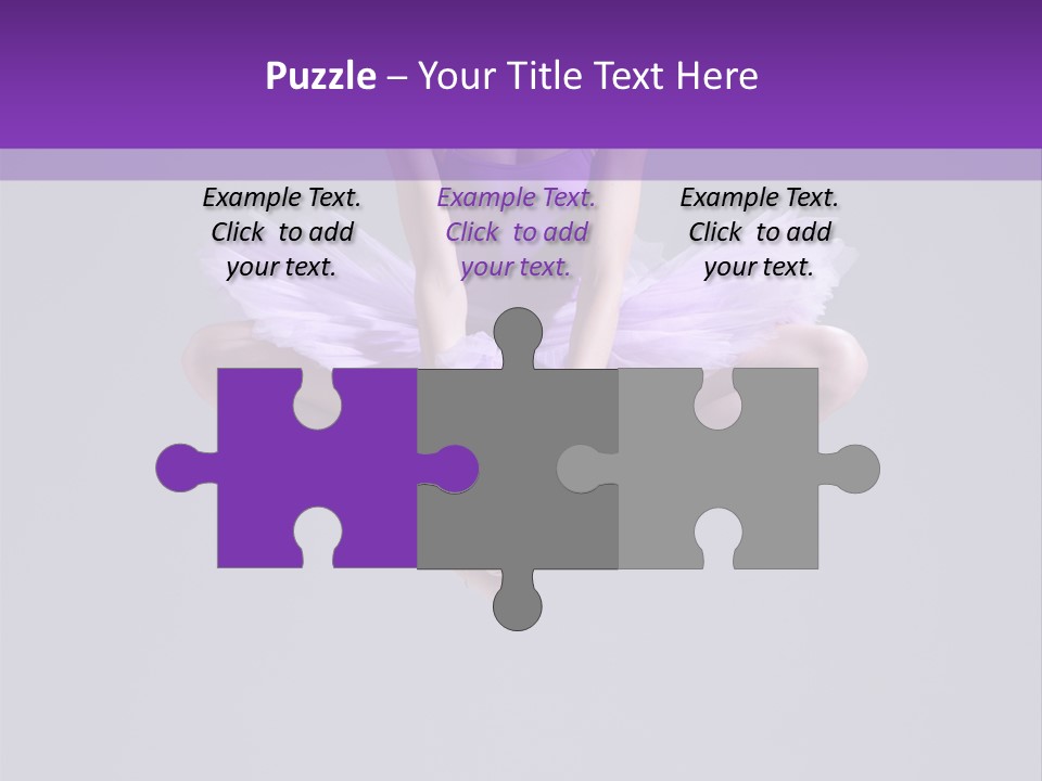 Agility Female Behavior PowerPoint Template