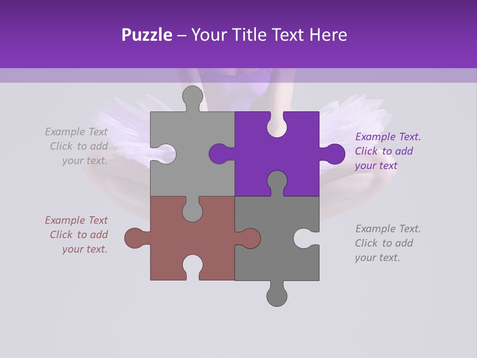 Agility Female Behavior PowerPoint Template