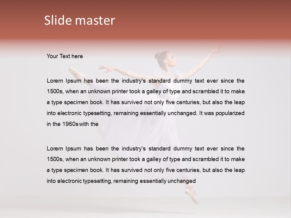 Temptation Elegance Girl PowerPoint Template