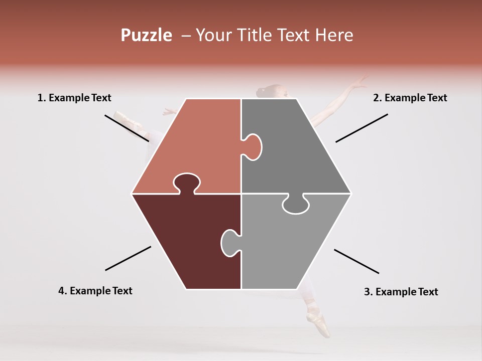 Temptation Elegance Girl PowerPoint Template