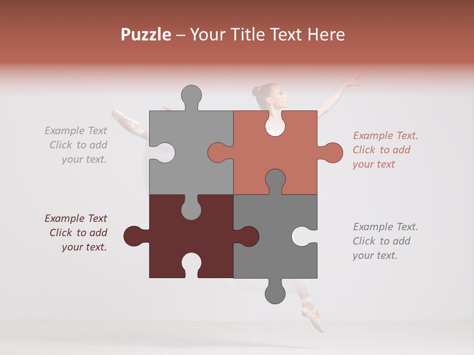 Temptation Elegance Girl PowerPoint Template