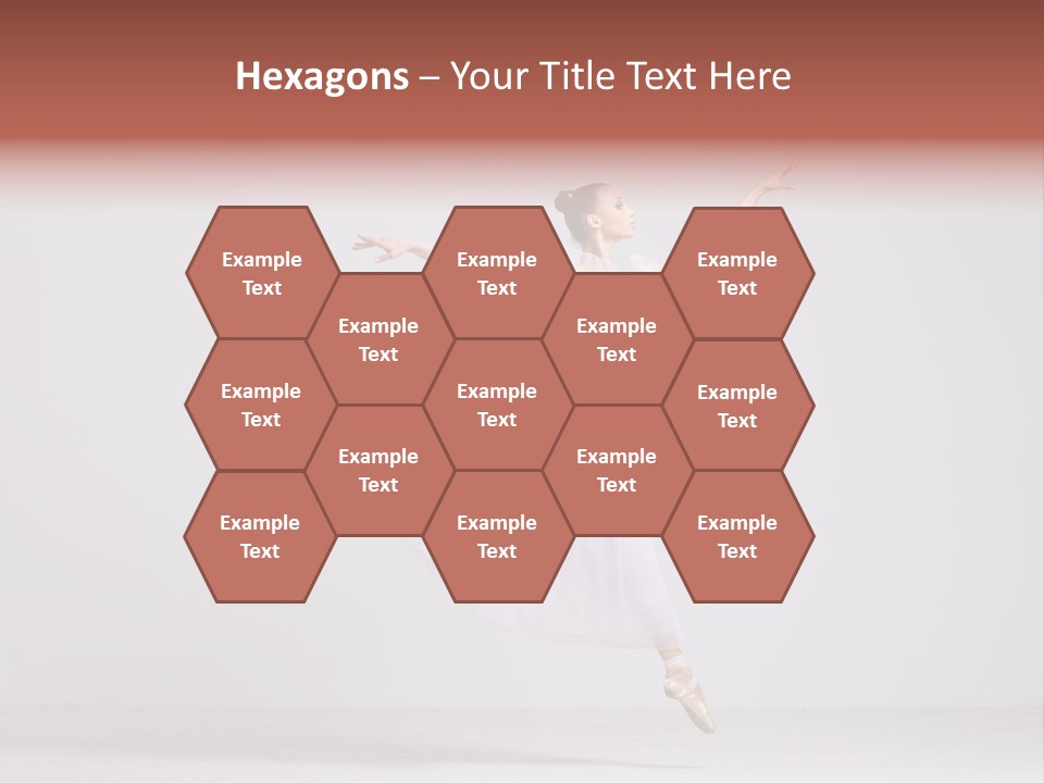 Temptation Elegance Girl PowerPoint Template