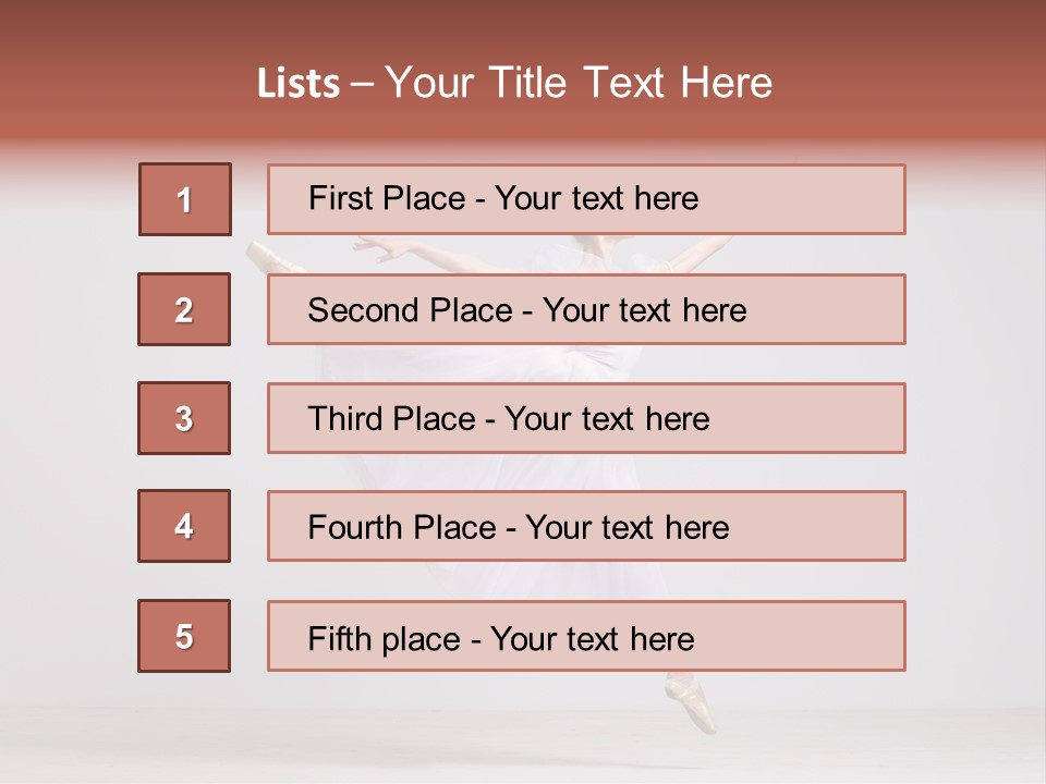 Temptation Elegance Girl PowerPoint Template