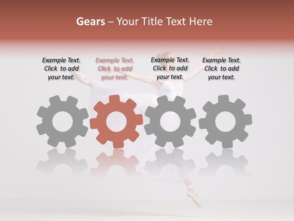 Temptation Elegance Girl PowerPoint Template