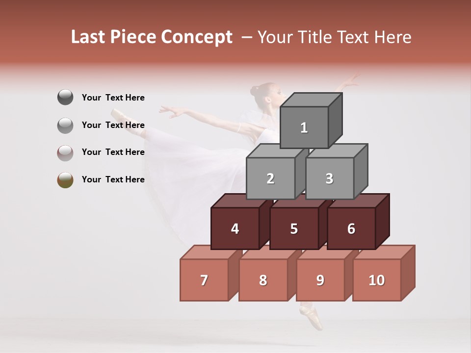 Temptation Elegance Girl PowerPoint Template