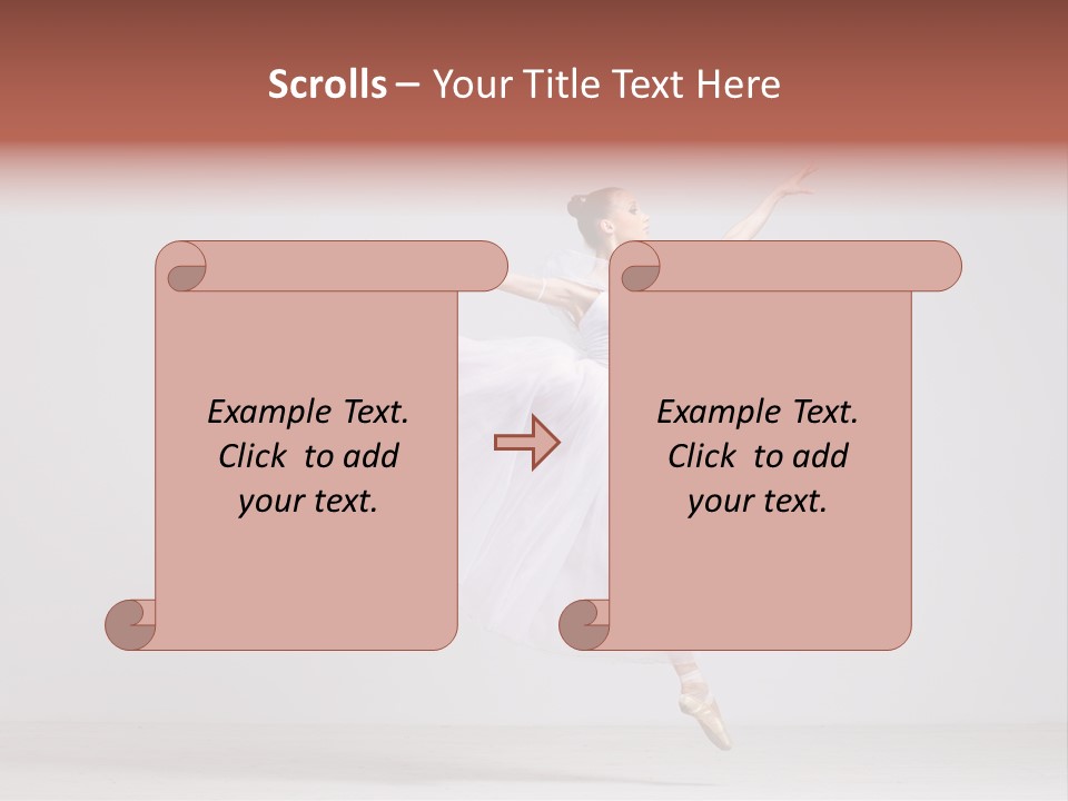Temptation Elegance Girl PowerPoint Template