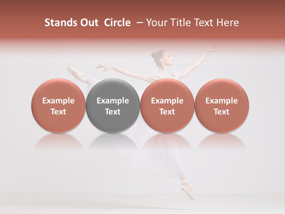 Temptation Elegance Girl PowerPoint Template